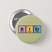 Badge Rond 5 Cm Civière faite d'éléments (Devant & derrière)