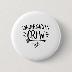 Badge Rond 5 Cm Ck To School Kindergarten Crew Enseignants Étudian