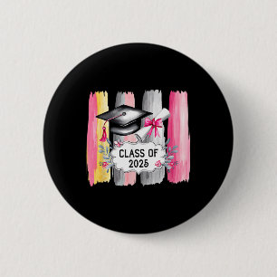Badge Rond 5 Cm Cl De 2025 Femmes Diplômée Lycée Col