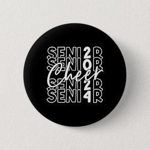 Badge Rond 5 Cm Cl de l'équipe de cheerleading senior féminine