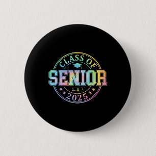Badge Rond 5 Cm Cl Of 2025 Senior 2025 Graduation Drôle Hommes Fem