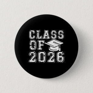 Badge Rond 5 Cm Cl Of 2026 Senior Back To School Graduation 2026