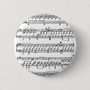 Badge Rond 5 Cm Clair de Lune-Sonate-Ludwig-Beethoven