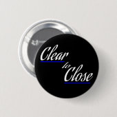 Badge Rond 5 Cm Clair pour fermer Cadeau immobilier (Devant & derrière)