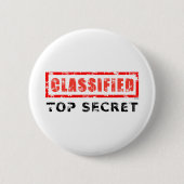 Badge Rond 5 Cm Clair Top Secret (Devant)