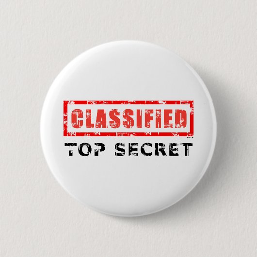 Badge Rond 5 Cm Clair Top Secret (Devant)