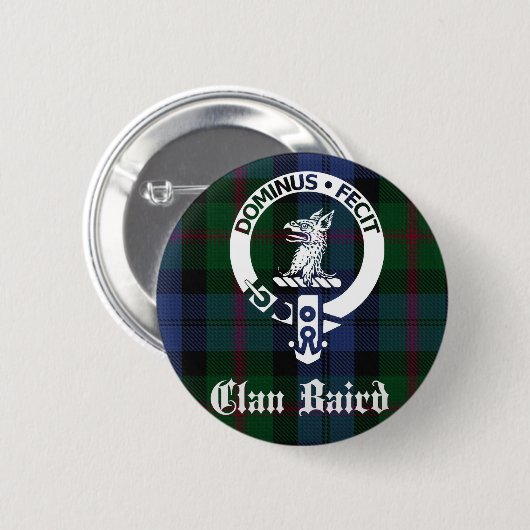 Badge Rond 5 Cm Clan Baird (Devant & derrière)
