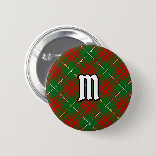 Badge Rond 5 Cm Clan Bruce Hunting Tartan (Devant & derrière)