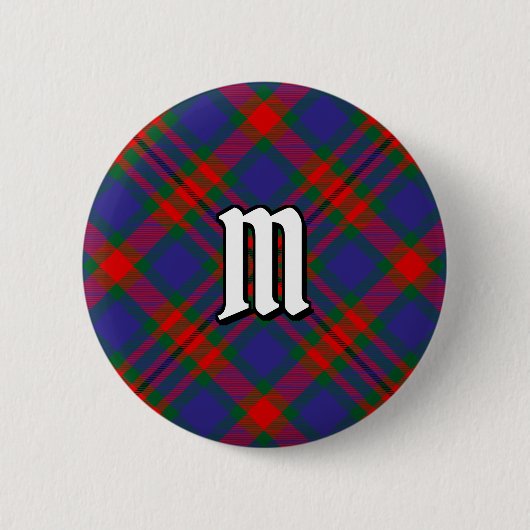Badge Rond 5 Cm Clan Carnegie Tartan (Devant)