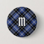 Badge Rond 5 Cm Clan Clark Tartan (Devant)