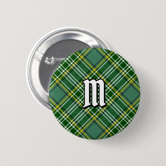 Badge Rond 5 Cm Clan Currie Tartan (Devant & derrière)