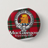 Badge Rond 5 Cm Clan de MacGregor (Devant)