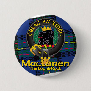 Badge Rond 5 Cm Clan de MacLaren