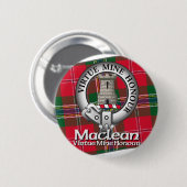 Badge Rond 5 Cm Clan de Maclean (Devant & derrière)