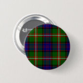 Badge Rond 5 Cm Clan écossais MacDonald de tartan de Clanranald (Devant & derrière)