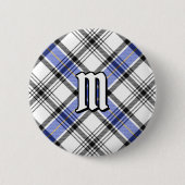 Badge Rond 5 Cm Clan Hannay Tartan (Devant)