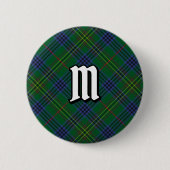 Badge Rond 5 Cm Clan Kennedy Tartan Button (Devant)