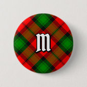 Badge Rond 5 Cm Clan Kerr Tartan (Devant)