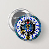 BADGE ROND 5 CM CLAN KIRKPATRICK BUTTON (Devant & derrière)