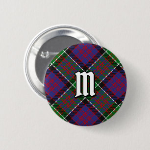 Badge Rond 5 Cm Clan MacDonald de Clanranald Tartan Button