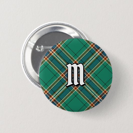 Badge Rond 5 Cm Clan MacFarlane Tartan de chasse antique (Devant & derrière)