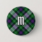 Badge Rond 5 Cm Clan MacKenzie robe Tartan Bouton (Devant)