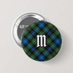 Badge Rond 5 Cm Clan MacKenzie Tartan Button