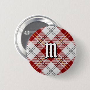 Badge Rond 5 Cm Clan MacPherson rouge robe tatan bouton