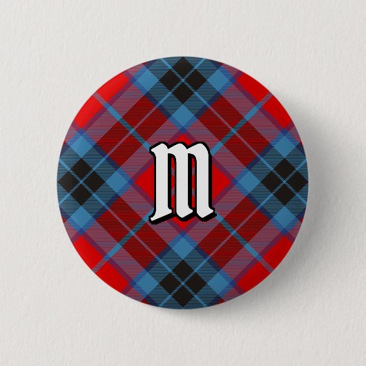 Badge Rond 5 Cm Clan MacTavish Tartan (Devant)
