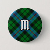 Badge Rond 5 Cm Clan Morrison Chasse Tartan Bouton (Devant)