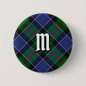 Badge Rond 5 Cm Clan Paterson Tartan (Devant)