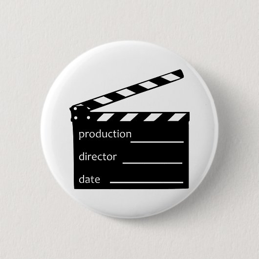 Badge Rond 5 Cm Clapet de film (Devant)