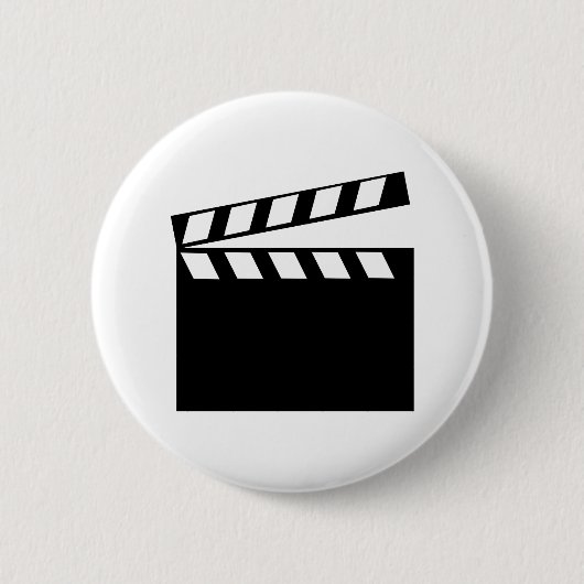 Badge Rond 5 Cm Clappeur de films (Devant)
