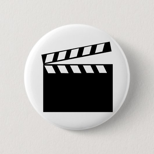 Badge Rond 5 Cm Clappeur de films (Devant)