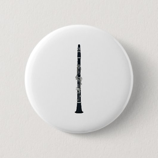 Badge Rond 5 Cm Clarinet (Devant)