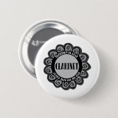 Badge Rond 5 Cm Clarinet est le meilleur (Devant & derrière)