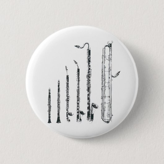 Badge Rond 5 Cm clarinettes (Devant)