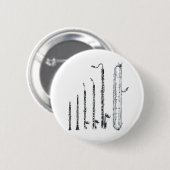 Badge Rond 5 Cm clarinettes (Devant & derrière)