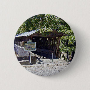 Badge Rond 5 Cm Clarkson Pont couvert Alabama