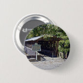 Badge Rond 5 Cm Clarkson Pont couvert Alabama (Devant & derrière)