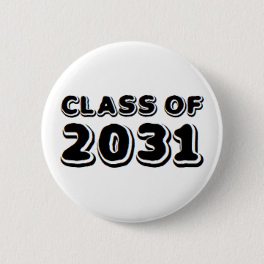 Badge Rond 5 Cm class of 2031 (Devant)