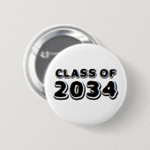 Badge Rond 5 Cm class of 2034 (Devant & derrière)