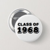 Badge Rond 5 Cm classe de 1968 (Devant & derrière)