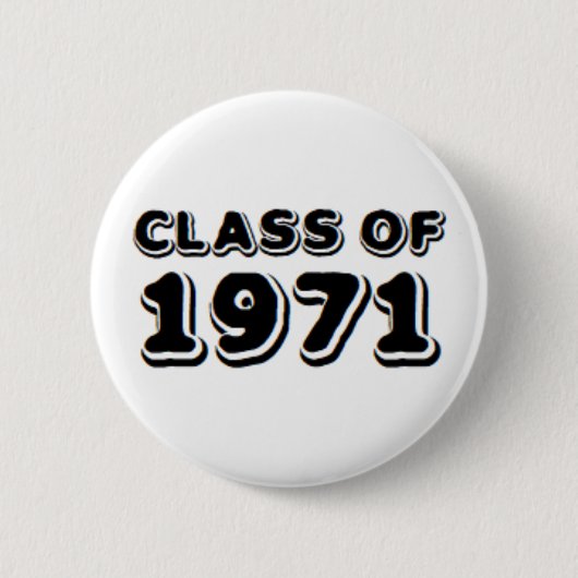 Badge Rond 5 Cm classe de 1971 (Devant)