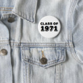 Badge Rond 5 Cm classe de 1971 (En situation)