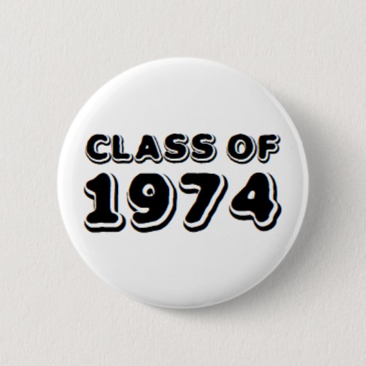 Badge Rond 5 Cm classe de 1974 (Devant)