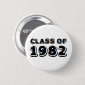 Badge Rond 5 Cm classe de 1982 (Devant & derrière)