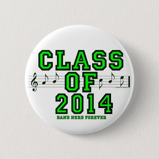 Badge Rond 5 Cm Classe de 2014 (Devant)
