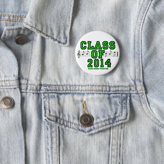Badge Rond 5 Cm Classe de 2014 (En situation)