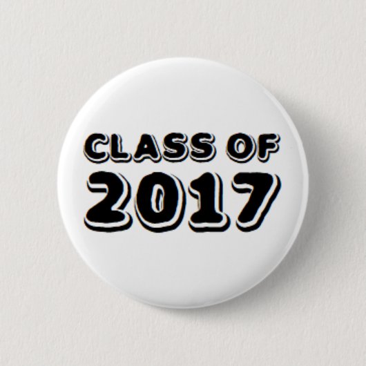 Badge Rond 5 Cm classe de 2017 (Devant)